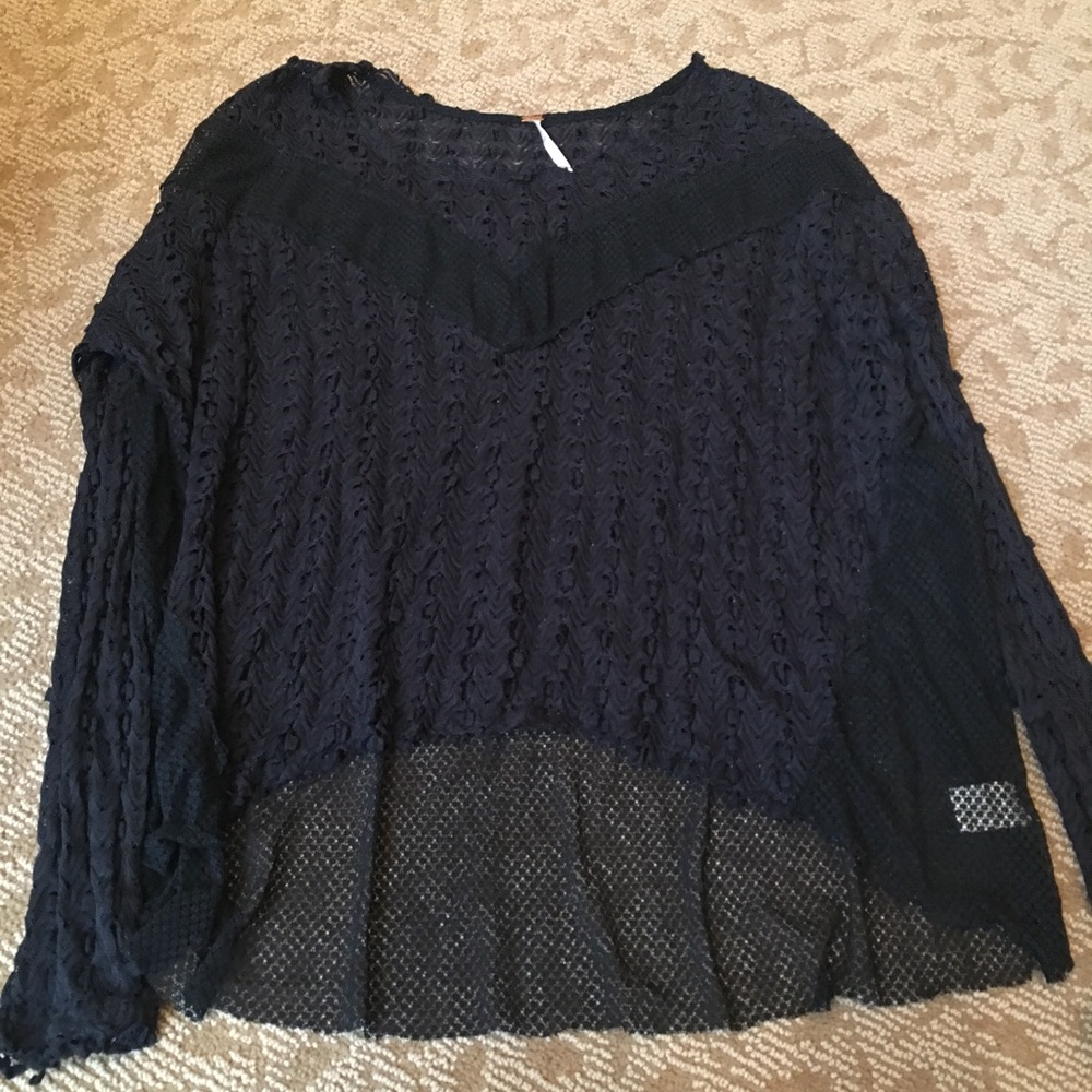 Mesh Free People Top